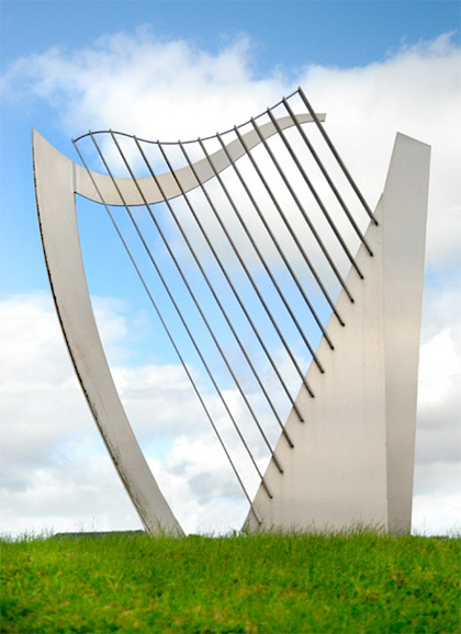 Granard Harp sculpture